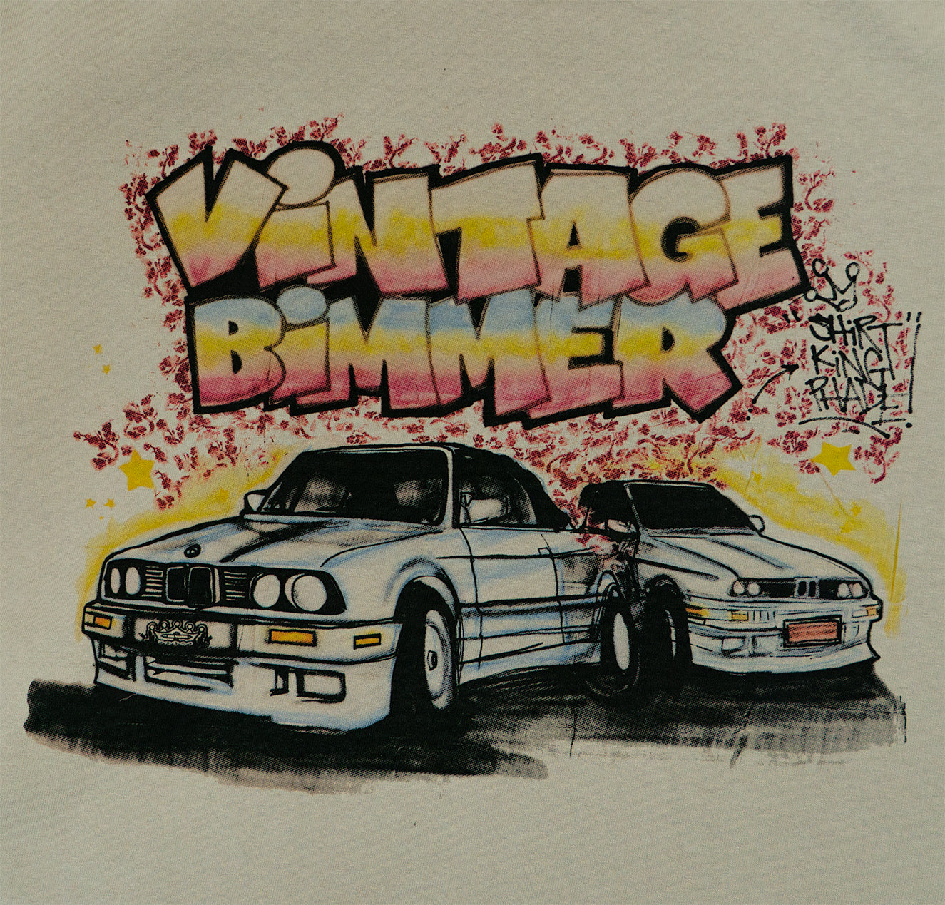 E30 Kings T shirt Grey