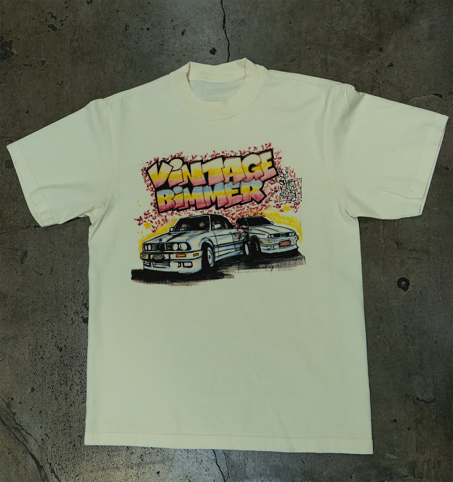 E30 Kings T shirt Tan
