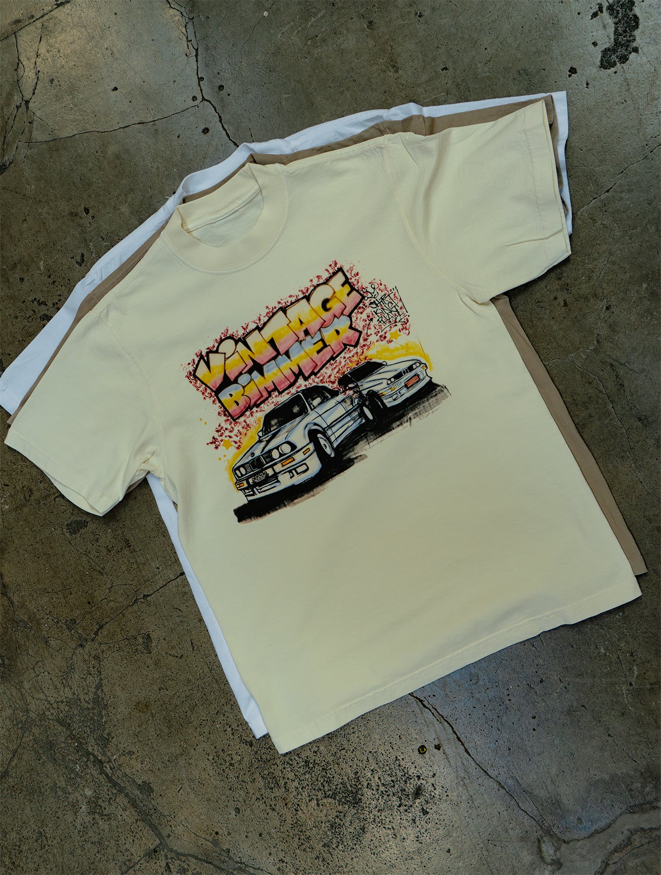 E30 Kings T shirt Tan