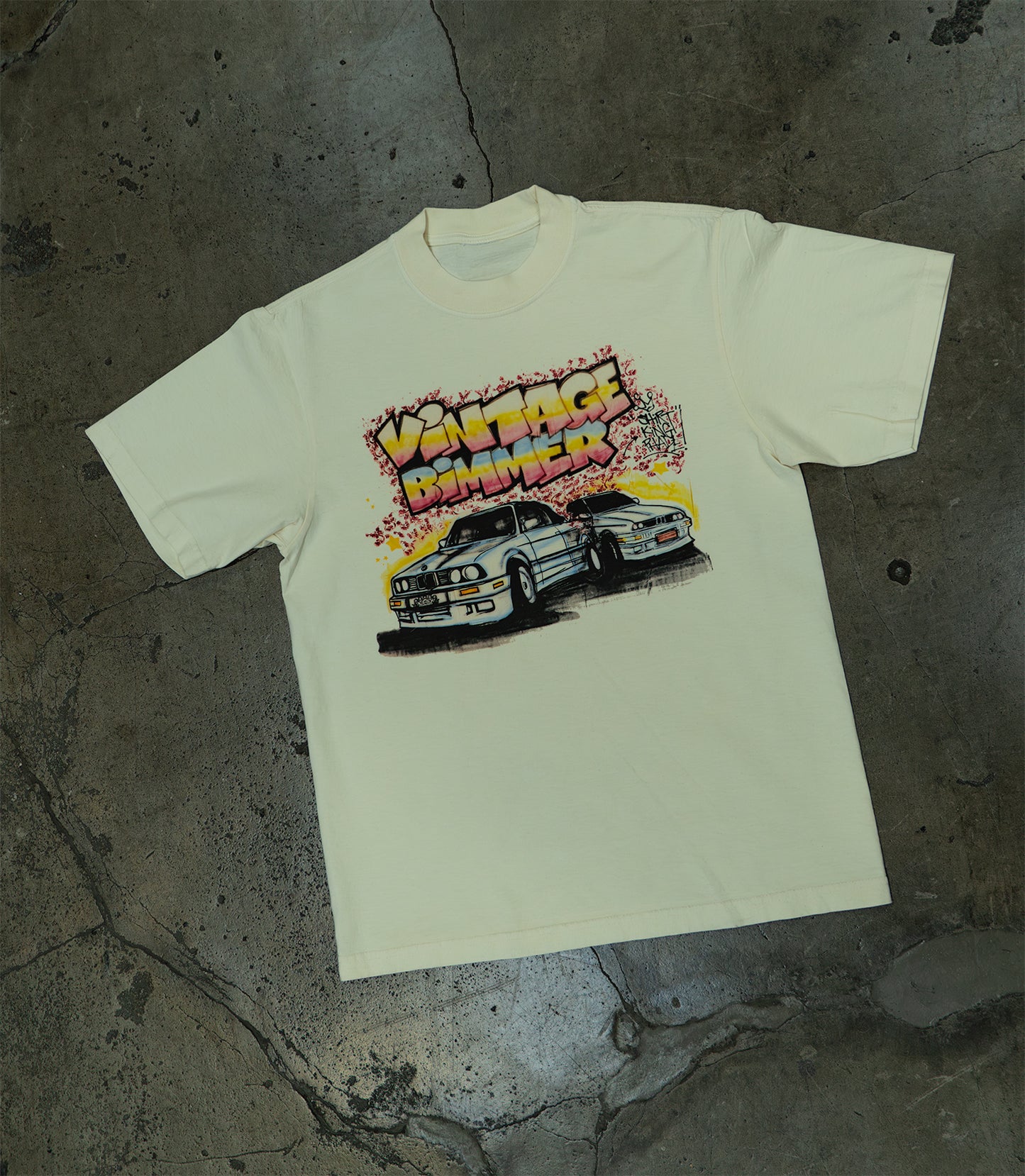 E30 Kings T shirt Tan