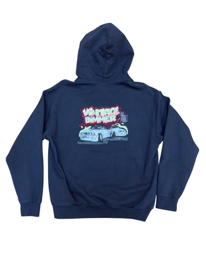 E30 Kings Heavy Fleece Zip-Up Hoodie Black