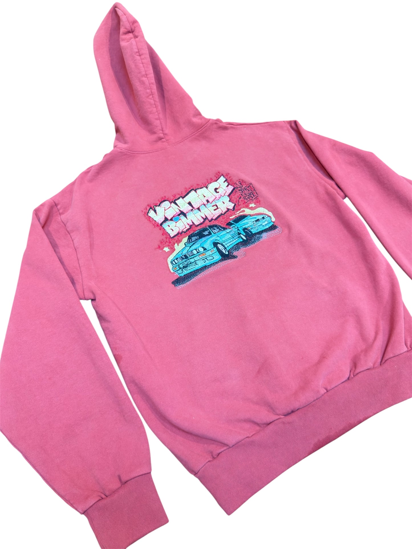 E30 Kings Heavy Fleece Zip-Up Hoodie Red